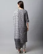 Cotton Cambric Printed Kurta Set for Women 
