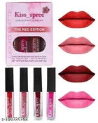 premium Kiss spree Red Edition Minis Non Transfer Lipsticks 