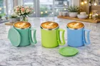 Stainless Steel Coffe Mug, Multicolour, Pack of 3 