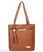 Office Handbag for Women (Light Brown)