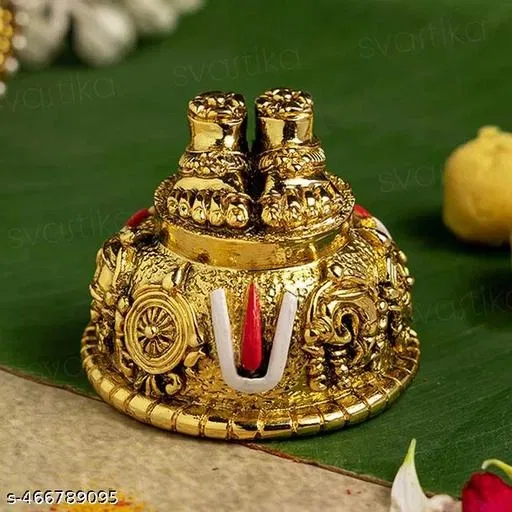 Balaji Charan with Shanku Chakra Namam (Gold, 1)