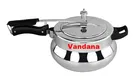 Vandana 2 L Handi Aluminium InnerLid Pressure Cooker Gas Stovetop Compatible 