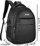 Polyester Backpack for Men & Women, Black