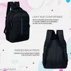 Rubber Backpack for Men & Women, Black