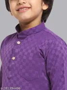 Cotton Blend Kurta with Pyjamas for Boys 