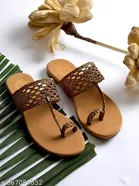Shoetopia Girls Flat Sandals Brown Size 7.0