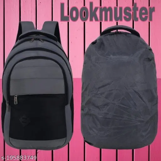 Nylon Backpack for Men & Women, Grey