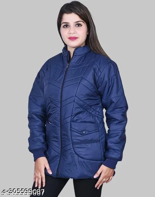 Jacket for Women (Blue, XL)