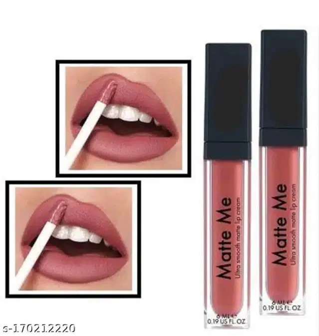 Matte Me Liquid Lipsticks (Nude, Pack of 2)