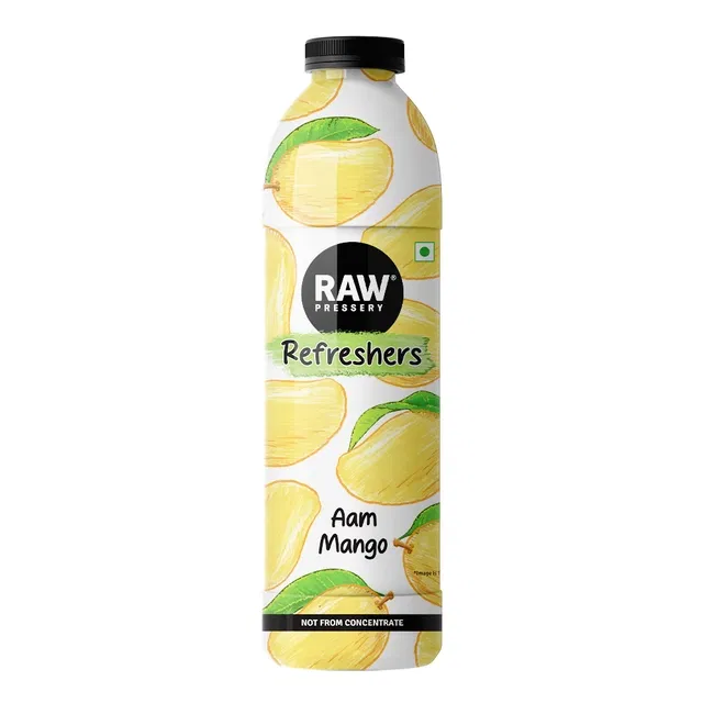 रॉ प्रेसरी आम मैंगो रिफ्रेशर्स फ्रूट बेवरेज 750 ml