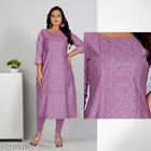 Solid Printed Cotton Silk Kurti for Women 