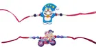 Synthetic Doremon & Motu Patlu Rakhi for Kids 