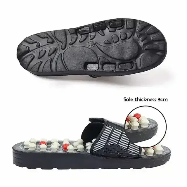 Pallavi Trading Acupressure Magnetic Therapy Paduka Slippers For Blood Circulation For Men And Women, Unisex