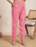 Cotton Printed Kurta with Pant & Dupatta for Women 