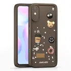 Rubber Mobile Back Cover for Mi Redmi 9i 