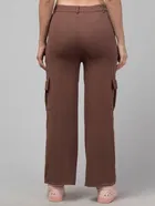 Knitted Poly twill Cargo Trouser / Pant for Women 