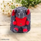 Elephant School Bag For Kids Soft Material Plush Backpack 