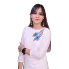 Viscose Rayon Embroidered Kurti for Women 