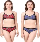 Cotton Blend Lingerie Set for Women 