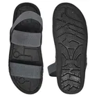 Stylish Sandals with Solid Strap for Men, Black 