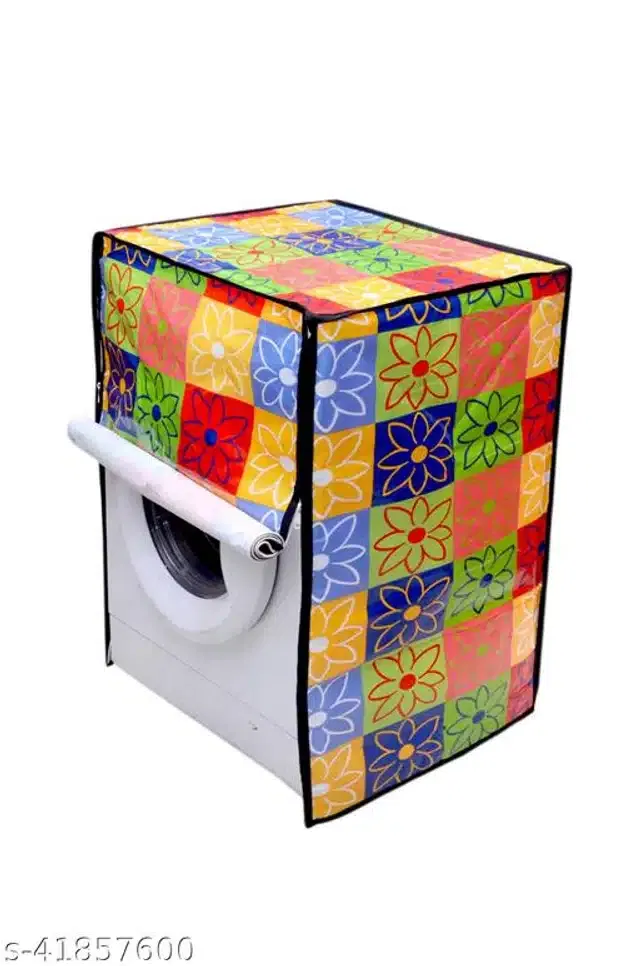 PVC Washing Machine Cover (Multicolor)