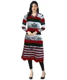 Woolen Printed Kurti for Women 