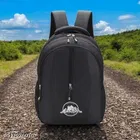 Polyester Backpack for Men & Women, Black
