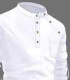 Solid Cotton Kurta Set for Boys 