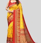 Art Silk Printed Saree for Women 