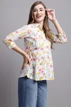 Cotton Printed Top for Women 