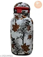 KANUSHI Industries® Washable Cotton Rose Design 1 Piece Lpg Gas Cylinder Cover 