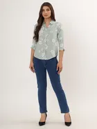 Rayon Printed Shirt for Women 
