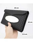 Car Tissue Holder, Sun Visor Tissue Holder, Car Visor Napkin Holder, PU Leather Backseat Tissue Case for Car 