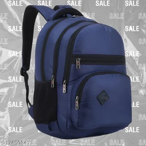 Rubber Backpack for Men & Women, Blue