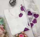 Georgette Printed Gown with Dupatta for Women 