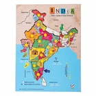 Wooden India Map Learning Educational Board for Kids 