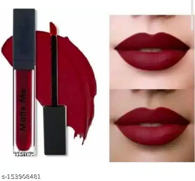 Waterproof Liquid Matte Lipstick (Maroon)