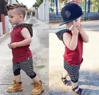 Cotton Printed Clothing Set for Boys 