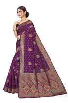 Jacquard Embellished Saree for Women 