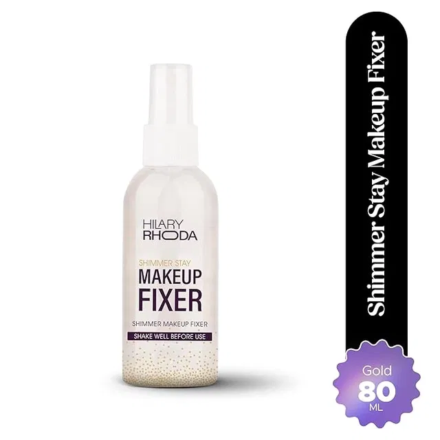 Hilary Rhoda Shimmer Stay Makeup Fixer (80ml) (Clear)
