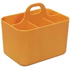 Plastic Multipurpose Storage Basket (Orange)