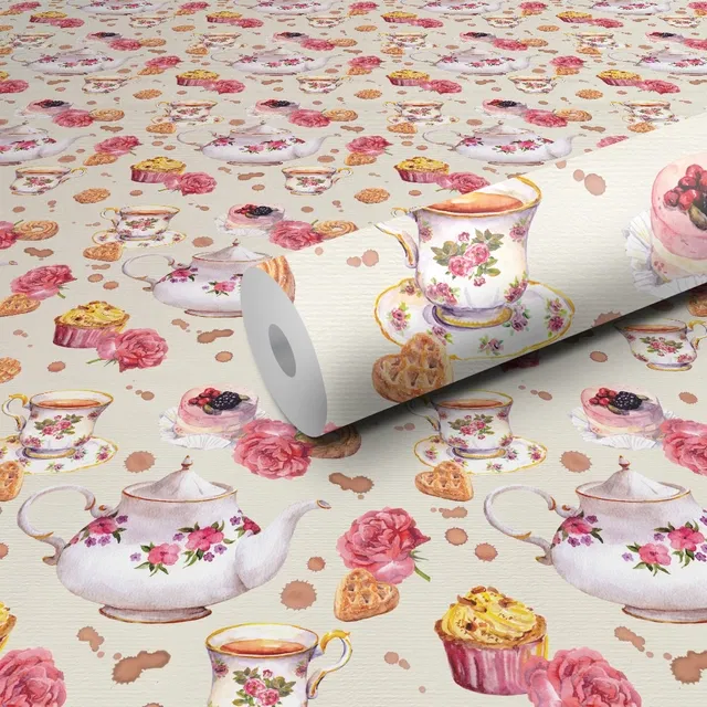 Vinyl Wallpaper Sticker for Wall Decoration (Multicolor, 300x40 cm)