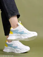 Solid Mesh Sneakers for Women 