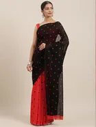 Georgette Printed Saree for Women 