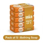 Nia Milk Cream & Almond Bathing Soap 5X100g 