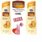Combo of 2 YHI Body Lotion with Pink Magic Lip Balm (100 ml, Set of 3)