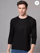 Round Neck Solid T-Shirt for Men 