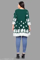 Georgette Chikankari Top for Women 