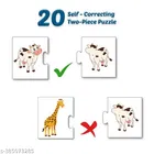Match Front & Back Of Animals Card Puzzles For Kids