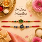 Veera Green & Blue Rakhi for Brother